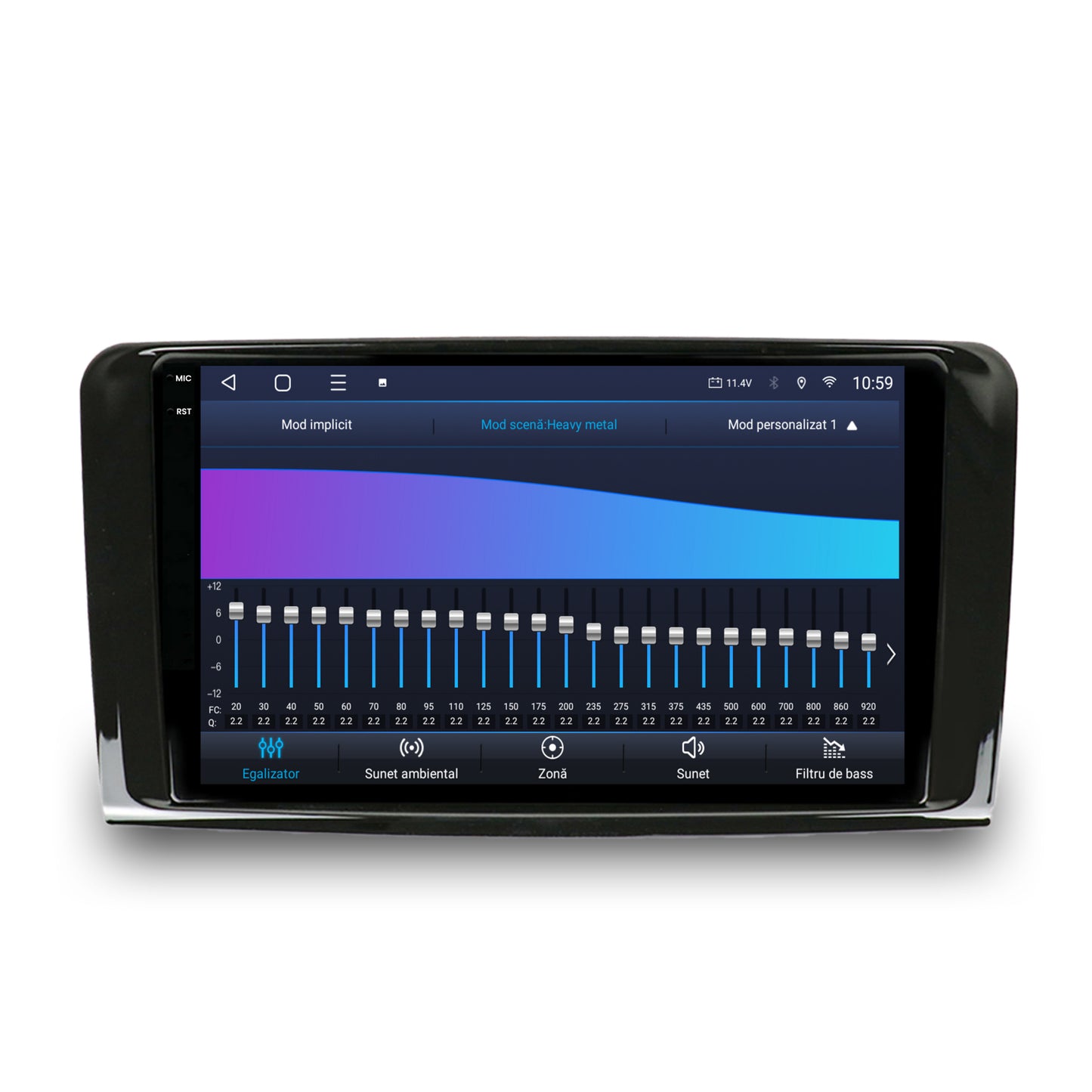 Navigatie 2K HUB64 Mercedes Benz ML W164 / GL X164, 4GB RAM, Android, Octacore, Slot Sim 4G, DSP, GPS, Wi-FI, Carplay, Android Auto, USB, Bluetooth, Waze, Touchscreen, 9.5 Inch