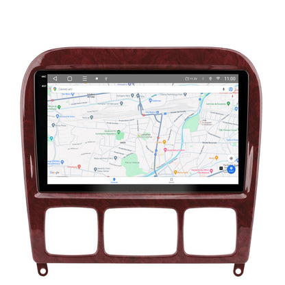 Navigatie 2K HUB64 Mercedes Benz S-Class (1998-2005), 4GB RAM, Android, Octacore, Slot Sim 4G, DSP, GPS, Wi-FI, Carplay, Android Auto, USB, Bluetooth, Waze, Touchscreen, 9.5 Inch
