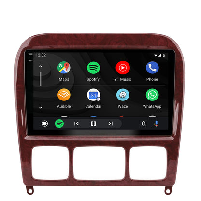 Navigatie 2K HUB64 Mercedes Benz S-Class (1998-2005), 4GB RAM, Android, Octacore, Slot Sim 4G, DSP, GPS, Wi-FI, Carplay, Android Auto, USB, Bluetooth, Waze, Touchscreen, 9.5 Inch