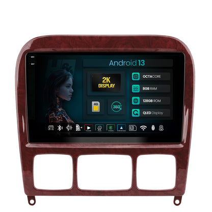 Navigatie 2K HUB64 Mercedes Benz S-Class (1998-2005), 8GB RAM, Android, Octacore, Slot Sim 4G, DSP, GPS, Wi-FI, Carplay, Android Auto, USB, Bluetooth, Waze, Touchscreen, 9.5 Inch