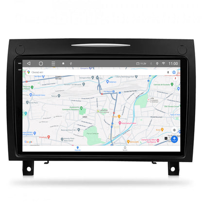 Navigatie 2K HUB64 Mercedes Benz SLK (2006-2010), 4GB RAM, Android, Octacore, Slot Sim 4G, DSP, GPS, Wi-FI, Carplay, Android Auto, USB, Bluetooth, Waze, Touchscreen, 9.5 Inch