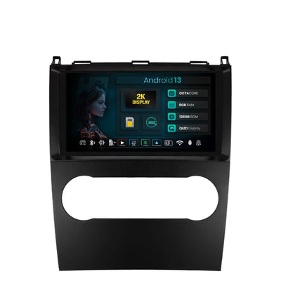 Navigatie 2K HUB64 Mercedes Benz A/B Class (2004-2011), 8GB RAM, Android, Octacore, Slot Sim 4G, DSP, GPS, Wi-FI, Carplay, Android Auto, USB, Bluetooth, Waze, Touchscreen, 9.5 Inch