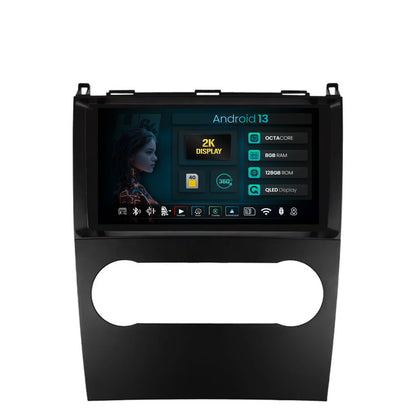 Navigatie 2K HUB64 Mercedes Benz A/B Class (2004-2011), 8GB RAM, Android, Octacore, Slot Sim 4G, DSP, GPS, Wi-FI, Carplay, Android Auto, USB, Bluetooth, Waze, Touchscreen, 9.5 Inch