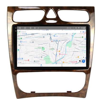 Navigatie 2K HUB64 Benz C Class (W203) (2002-2004), 8GB RAM, Android, Octacore, Slot Sim 4G, DSP, GPS, Wi-FI, Carplay, Android Auto, USB, Bluetooth, Waze, Touchscreen, 9.5 Inch