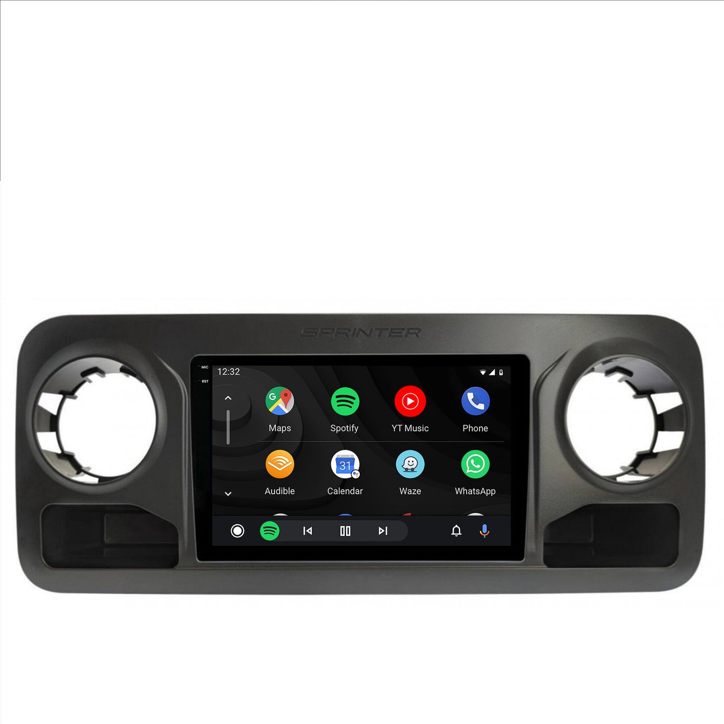 Navigatie 2K HUB64 Mercedes Benz Sprinter (2018+), 8GB RAM, Android, Octacore, Slot Sim 4G, DSP, GPS, Wi-FI, Carplay, Android Auto, USB, Bluetooth, Waze, Touchscreen, 10.36 Inch