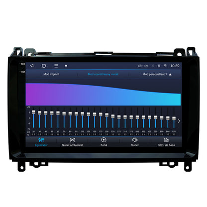 Navigatie 2K HUB64 Mercedes Benz Sprinter, Viano, Vito, A/B Class, Crafter, 4GB RAM, Android, Octacore, Slot Sim 4G, DSP, GPS, Wi-FI, Carplay, Android Auto, USB, Bluetooth, Waze, Touchscreen, 9