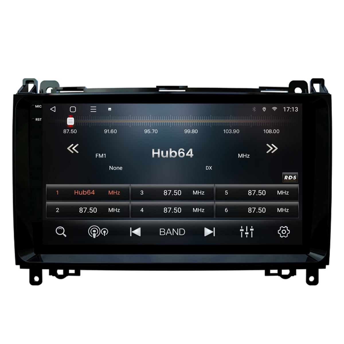 Navigatie 2K HUB64 Mercedes Benz Sprinter, Viano, Vito, A/B Class, Crafter, 4GB RAM, Android, Octacore, Slot Sim 4G, DSP, GPS, Wi-FI, Carplay, Android Auto, USB, Bluetooth, Waze, Touchscreen, 9