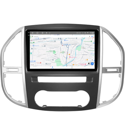 Navigatie 2K HUB64 Mercedes Benz Vito (2016+), 4GB RAM, Android, Octacore, Slot Sim 4G, DSP, GPS, Wi-FI, Carplay, Android Auto, USB, Bluetooth, Waze, Touchscreen, 9.5 Inch