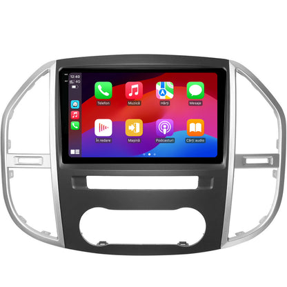 Navigatie 2K HUB64 Mercedes Benz Vito (2016+), 8GB RAM, Android, Octacore, Slot Sim 4G, DSP, GPS, Wi-FI, Carplay, Android Auto, USB, Bluetooth, Waze, Touchscreen, 9.5 Inch