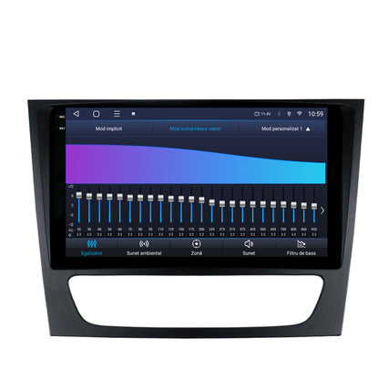 Navigatie 2K HUB64 Mercedes Benz W211/CLS, 4GB RAM, Android, Octacore, Slot Sim 4G, DSP, GPS, Wi-FI, Carplay, Android Auto, USB, Bluetooth, Waze, Touchscreen, 9.5 Inch