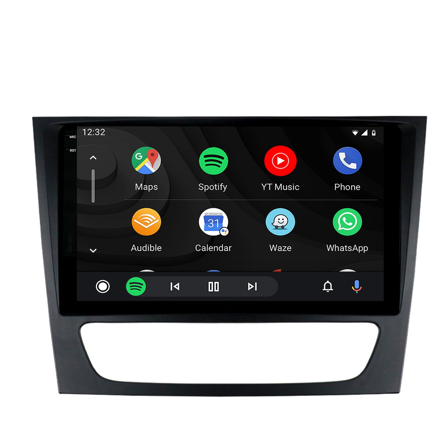 Navigatie 2K HUB64 Mercedes Benz W211/CLS, 8GB RAM, Android, Octacore, Slot Sim 4G, DSP, GPS, Wi-FI, Carplay, Android Auto, USB, Bluetooth, Waze, Touchscreen, 9.5 Inch