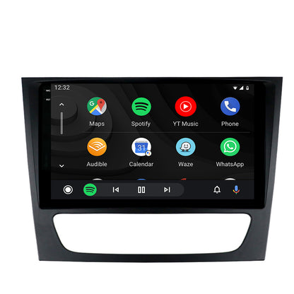 Navigatie 2K HUB64 Mercedes Benz W211/CLS, 8GB RAM, Android, Octacore, Slot Sim 4G, DSP, GPS, Wi-FI, Carplay, Android Auto, USB, Bluetooth, Waze, Touchscreen, 9.5 Inch
