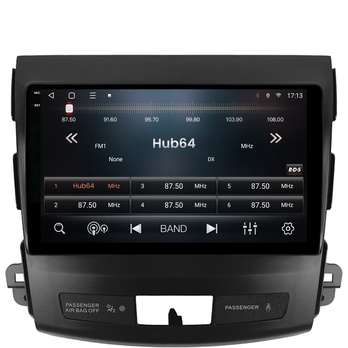 Navigatie 2K HUB64 Mitstubishi Outlander / Peugeot 4007 / Citroen C-Crosser, 4GB RAM, Android, Octacore, Slot Sim 4G, DSP, GPS, Wi-FI, Carplay, Android Auto, USB, Bluetooth, Waze, Touchscreen,