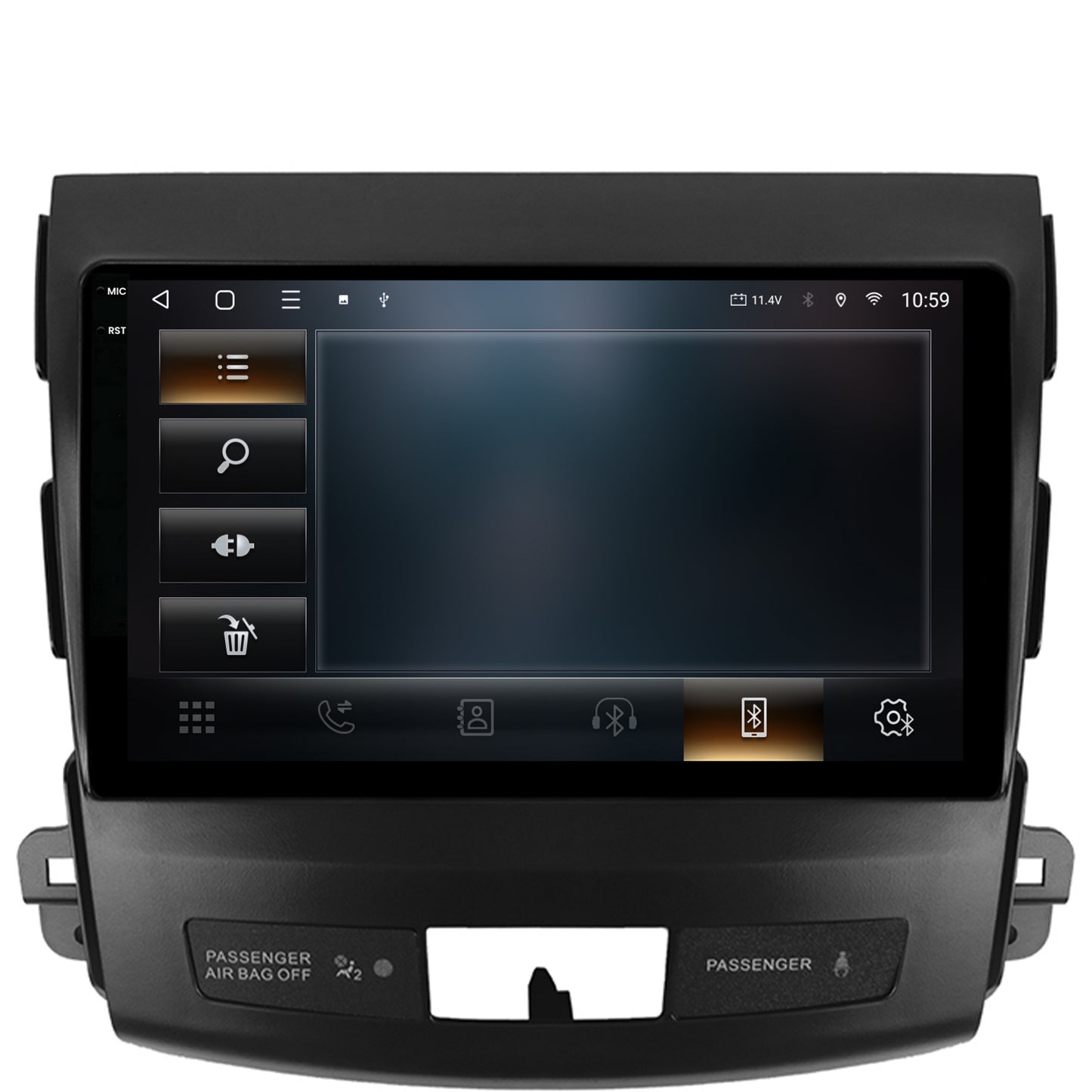 Navigatie 2K HUB64 Mitstubishi Outlander / Peugeot 4007 / Citroen C-Crosser, 4GB RAM, Android, Octacore, Slot Sim 4G, DSP, GPS, Wi-FI, Carplay, Android Auto, USB, Bluetooth, Waze, Touchscreen,