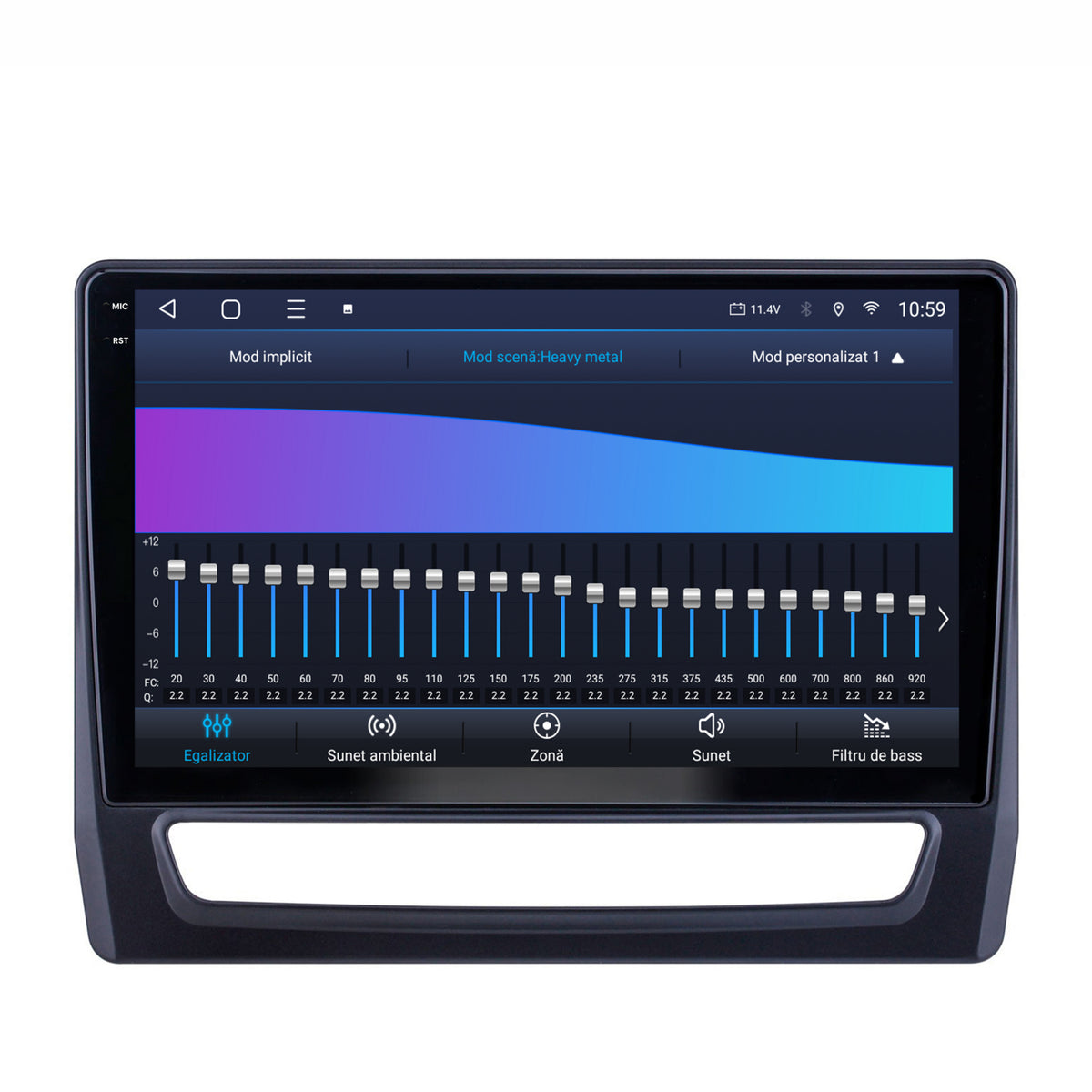 Navigatie 2K HUB64 Mitsubishi ASX (2019+), 4GB RAM, Android, Octacore, Slot Sim 4G, DSP, GPS, Wi-FI, Carplay, Android Auto, USB, Bluetooth, Waze, Touchscreen, 10.36 Inch