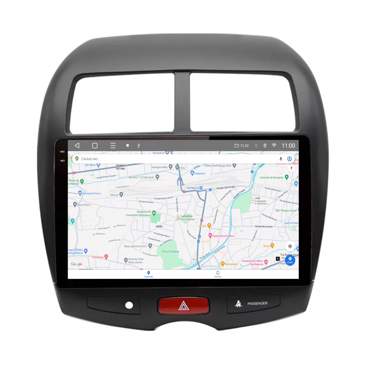 Navigatie 2K HUB64 Mitsubishi ASX / Peugeot 4008 (2010-2018), 8GB RAM, Android, Octacore, Slot Sim 4G, DSP, GPS, Wi-FI, Carplay, Android Auto, USB, Bluetooth, Waze, Touchscreen, 10.36 Inch