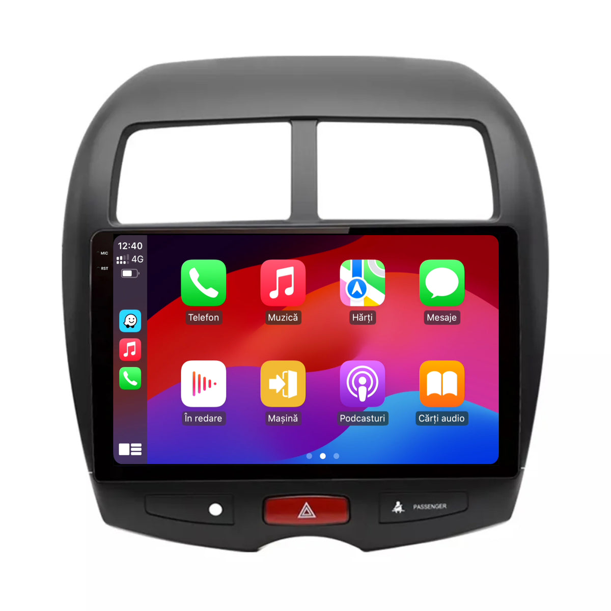 Navigatie 2K HUB64 Mitsubishi ASX / Peugeot 4008 (2010-2018), 8GB RAM, Android, Octacore, Slot Sim 4G, DSP, GPS, Wi-FI, Carplay, Android Auto, USB, Bluetooth, Waze, Touchscreen, 10.36 Inch