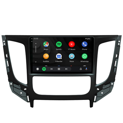 Navigatie 2K HUB64 Mitsubishi L200 (2014-2020), 4GB RAM, Android, Octacore, Slot Sim 4G, DSP, GPS, Wi-FI, Carplay, Android Auto, USB, Bluetooth, Waze, Touchscreen, 9.5 Inch