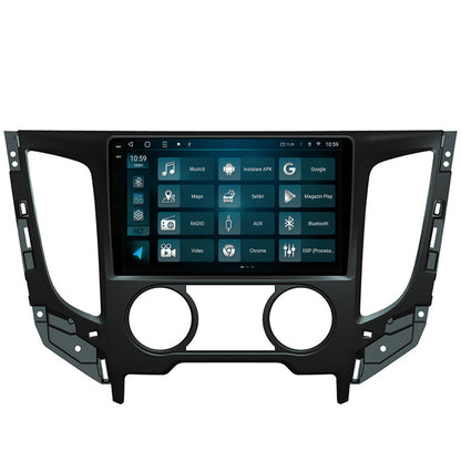 Navigatie 2K HUB64 Mitsubishi L200 (2014-2020), 4GB RAM, Android, Octacore, Slot Sim 4G, DSP, GPS, Wi-FI, Carplay, Android Auto, USB, Bluetooth, Waze, Touchscreen, 9.5 Inch