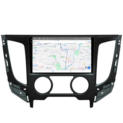 Navigatie 2K HUB64 Mitsubishi L200 (2014-2020), 8GB RAM, Android, Octacore, Slot Sim 4G, DSP, GPS, Wi-FI, Carplay, Android Auto, USB, Bluetooth, Waze, Touchscreen, 9.5 Inch