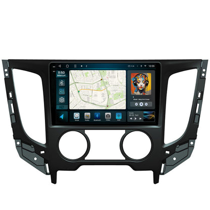 Navigatie 2K HUB64 Mitsubishi L200 (2014-2020), 8GB RAM, Android, Octacore, Slot Sim 4G, DSP, GPS, Wi-FI, Carplay, Android Auto, USB, Bluetooth, Waze, Touchscreen, 9.5 Inch