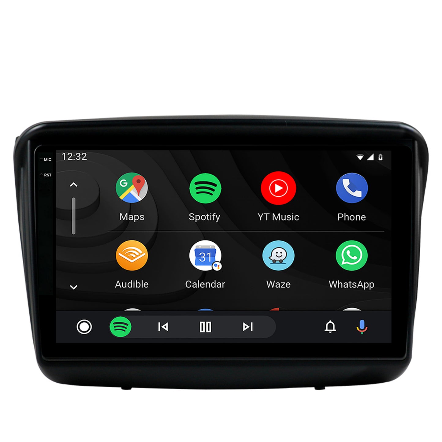 Navigatie 2K HUB64 Mitsubishi L200 / Pajero Sport, 8GB RAM, Android, Octacore, Slot Sim 4G, DSP, GPS, Wi-FI, Carplay, Android Auto, USB, Bluetooth, Waze, Touchscreen, 9.5 Inch