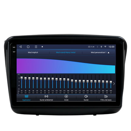 Navigatie 2K HUB64 Mitsubishi L200 / Pajero Sport, 8GB RAM, Android, Octacore, Slot Sim 4G, DSP, GPS, Wi-FI, Carplay, Android Auto, USB, Bluetooth, Waze, Touchscreen, 9.5 Inch