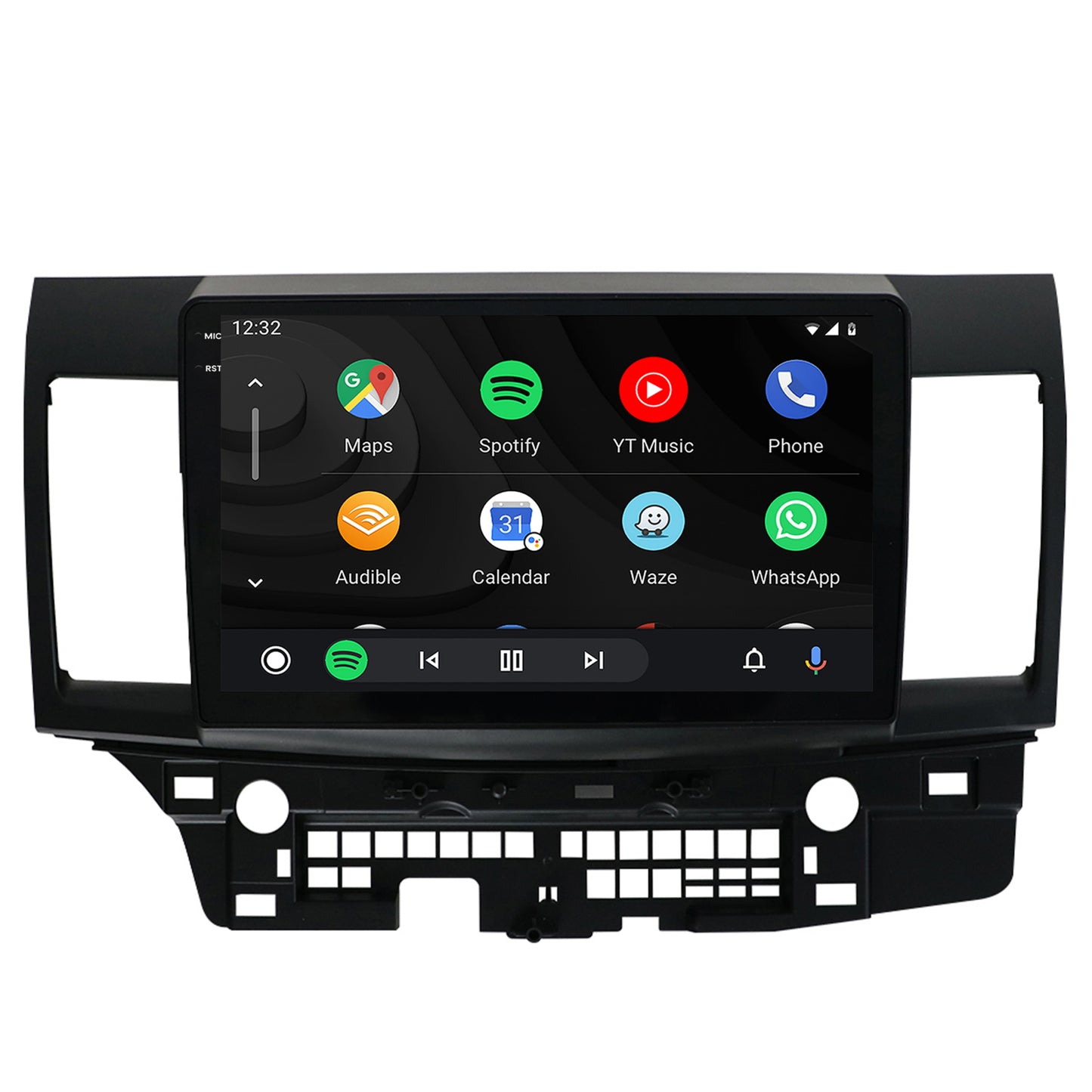 Navigatie 2K HUB64 Mitsubishi Lancer (2007-2016), 4GB RAM, Android, Octacore, Slot Sim 4G, DSP, GPS, Wi-FI, Carplay, Android Auto, USB, Bluetooth, Waze, Touchscreen, 10.36 Inch