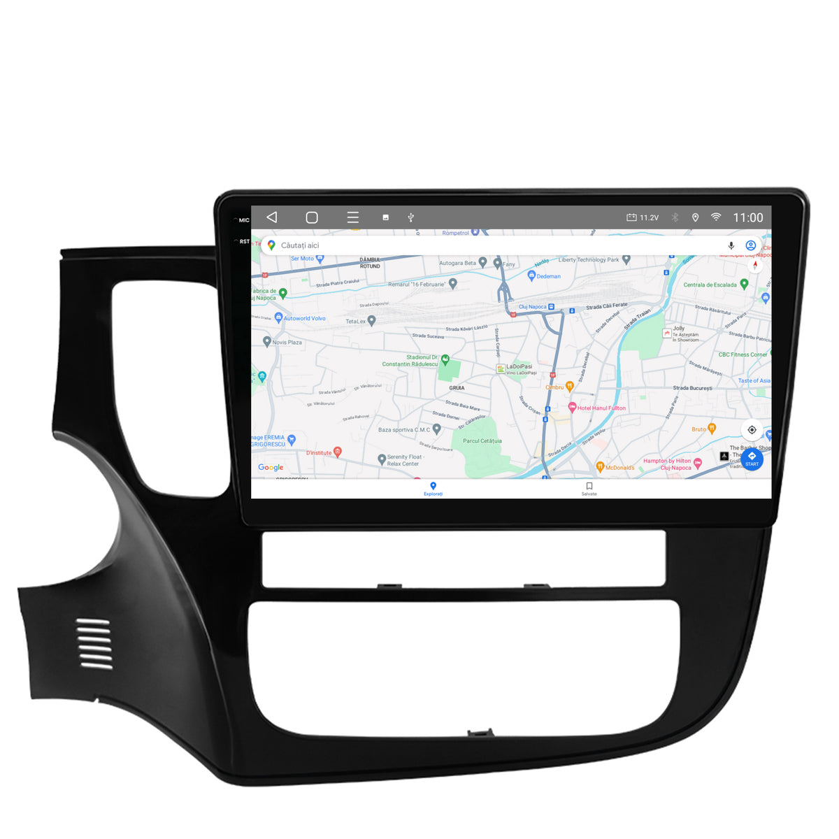 Navigatie 2K HUB64 Mitsubishi Outlander (2013-2020), 4GB RAM, Android, Octacore, Slot Sim 4G, DSP, GPS, Wi-FI, Carplay, Android Auto, USB, Bluetooth, Waze, Touchscreen, 10.36 Inch