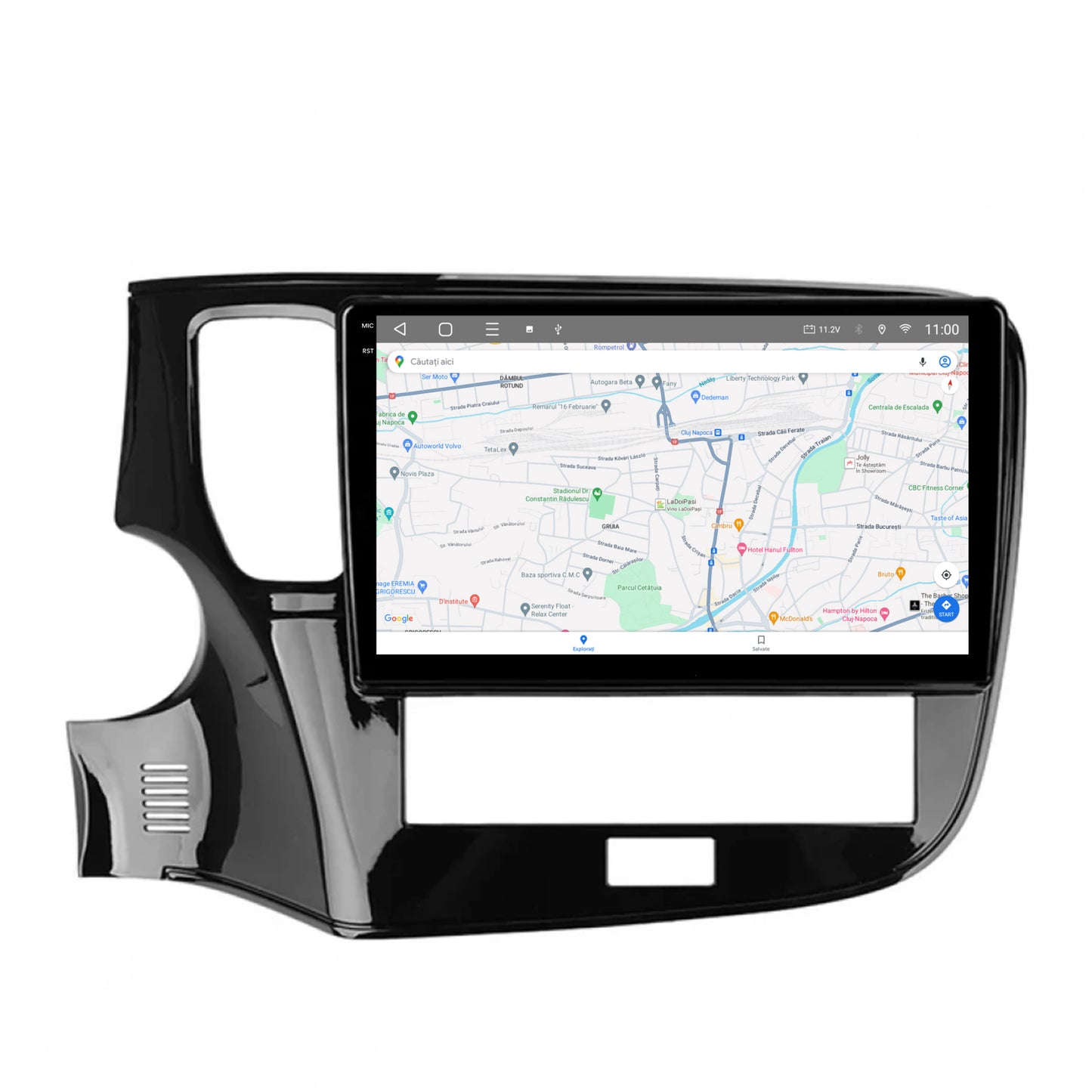 Navigatie 2K HUB64 Mitsubishi Outlander (2019-2021), 4GB RAM, Android, Octacore, Slot Sim 4G, DSP, GPS, Wi-FI, Carplay, Android Auto, USB, Bluetooth, Waze, Touchscreen, 10.36 Inch