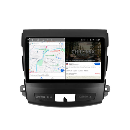 Navigatie 2K HUB64 Mitsubishi Outlander / Peugeot 4007 / Citron C-Crosser, 8GB RAM, Android, Octacore, Slot Sim 4G, DSP, GPS, Wi-FI, Carplay, Android Auto, USB, Bluetooth, Waze, Touchscreen, 9