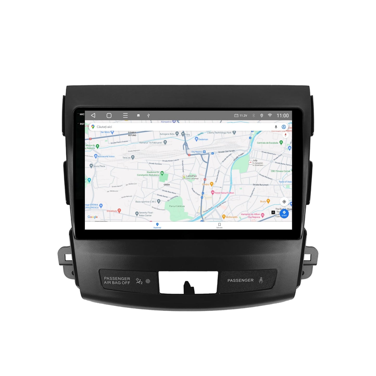 Navigatie 2K HUB64 Mitsubishi Outlander / Peugeot 4007 / Citron C-Crosser, 8GB RAM, Android, Octacore, Slot Sim 4G, DSP, GPS, Wi-FI, Carplay, Android Auto, USB, Bluetooth, Waze, Touchscreen, 9
