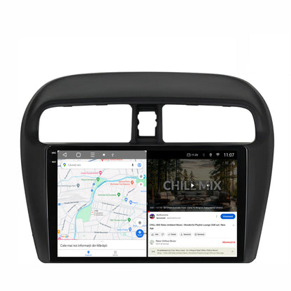Navigatie 2K HUB64 Mitsubishi Space Star / Mirage / Attrage, 4GB RAM, Android, Octacore, Slot Sim 4G, DSP, GPS, Wi-FI, Carplay, Android Auto, USB, Bluetooth, Waze, Touchscreen, 9.5 Inch