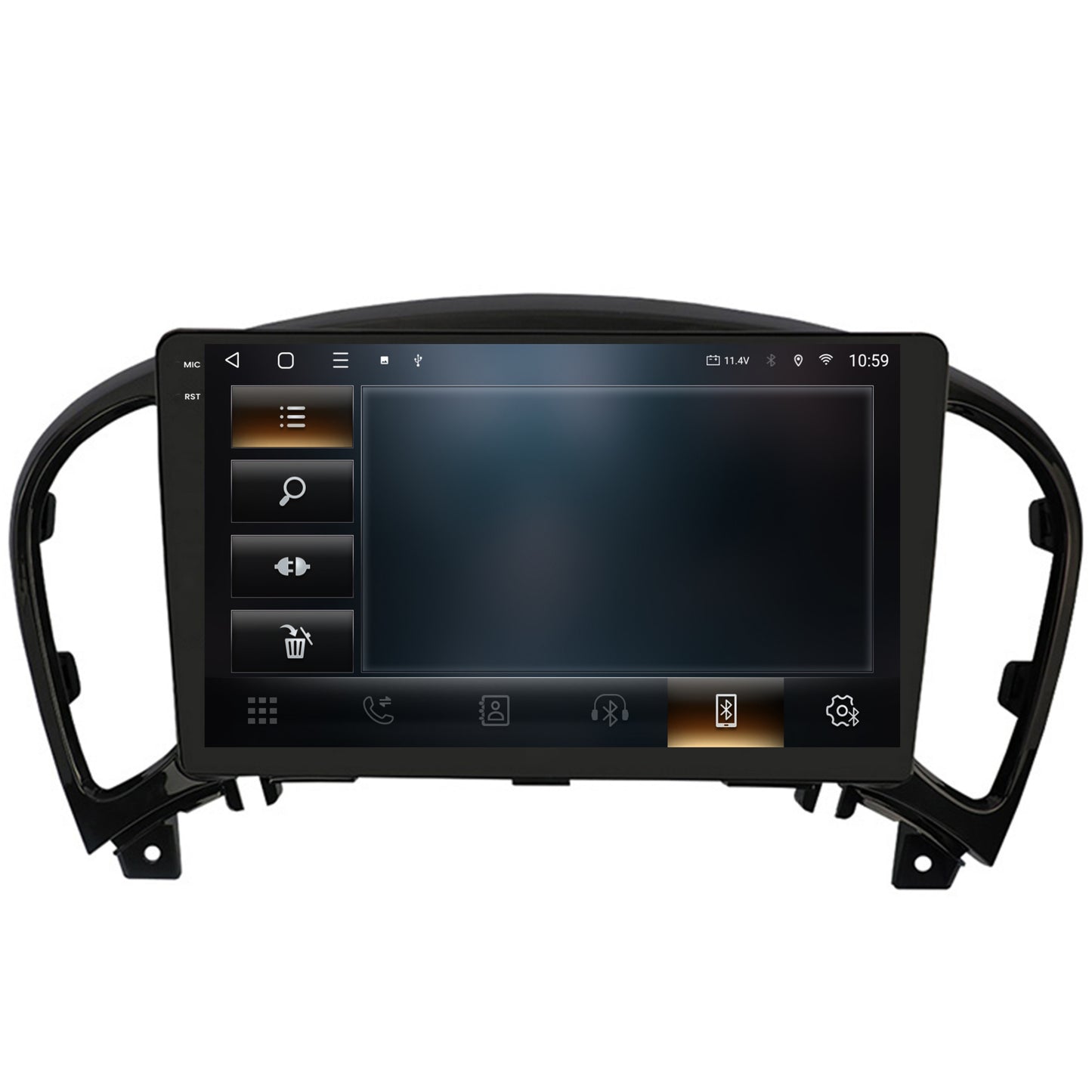 Navigatie 2K HUB64 Nissan Juke (2010-2019), 4GB RAM, Android, Octacore, Slot Sim 4G, DSP, GPS, Wi-FI, Carplay, Android Auto, USB, Bluetooth, Waze, Touchscreen, 9.5 Inch