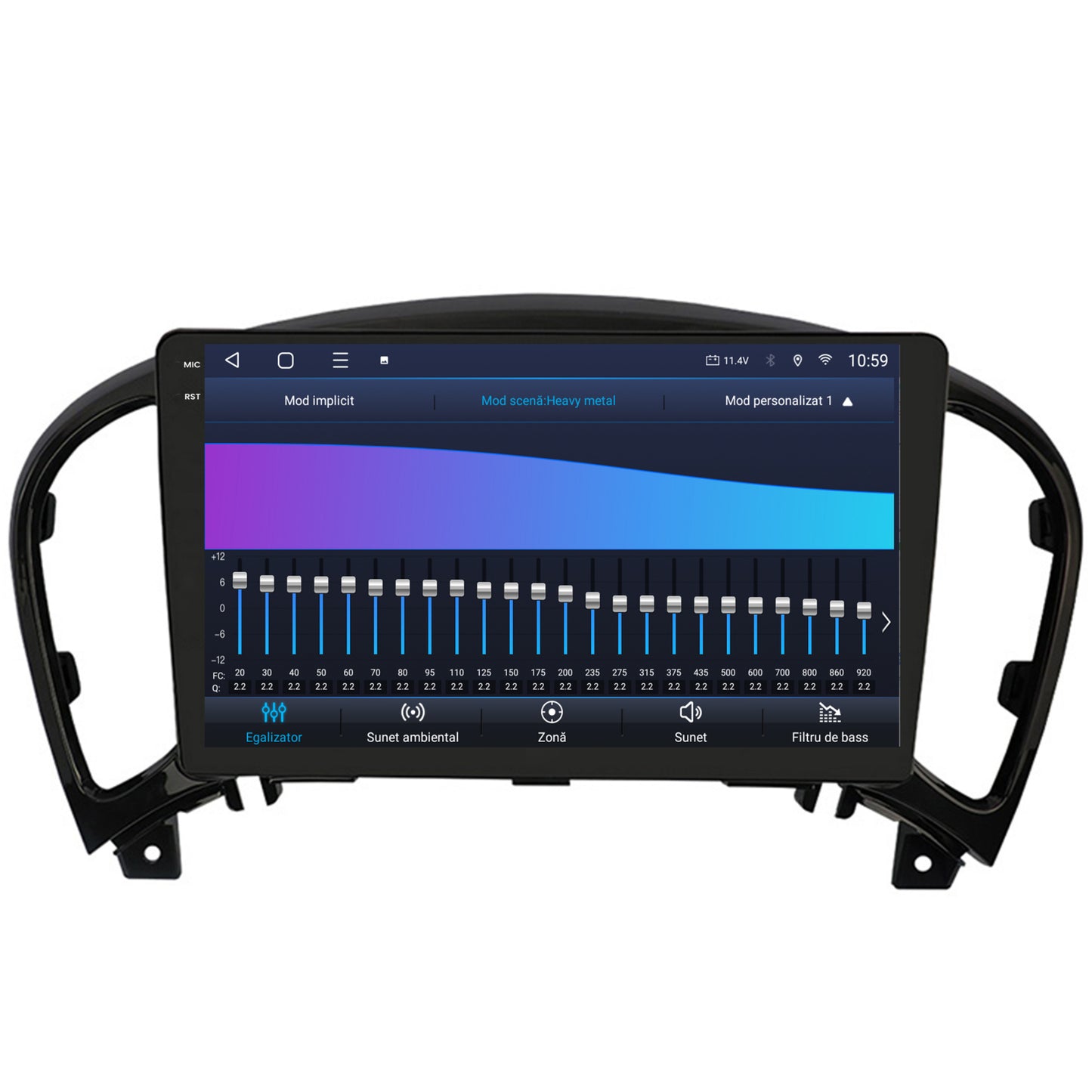 Navigatie 2K HUB64 Nissan Juke (2010-2019), 8GB RAM, Android, Octacore, Slot Sim 4G, DSP, GPS, Wi-FI, Carplay, Android Auto, USB, Bluetooth, Waze, Touchscreen, 9.5 Inch