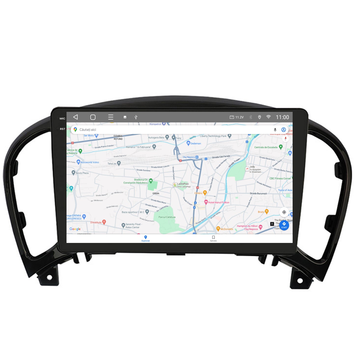 Navigatie 2K HUB64 Nissan Juke (2010-2019), 8GB RAM, Android, Octacore, Slot Sim 4G, DSP, GPS, Wi-FI, Carplay, Android Auto, USB, Bluetooth, Waze, Touchscreen, 9.5 Inch