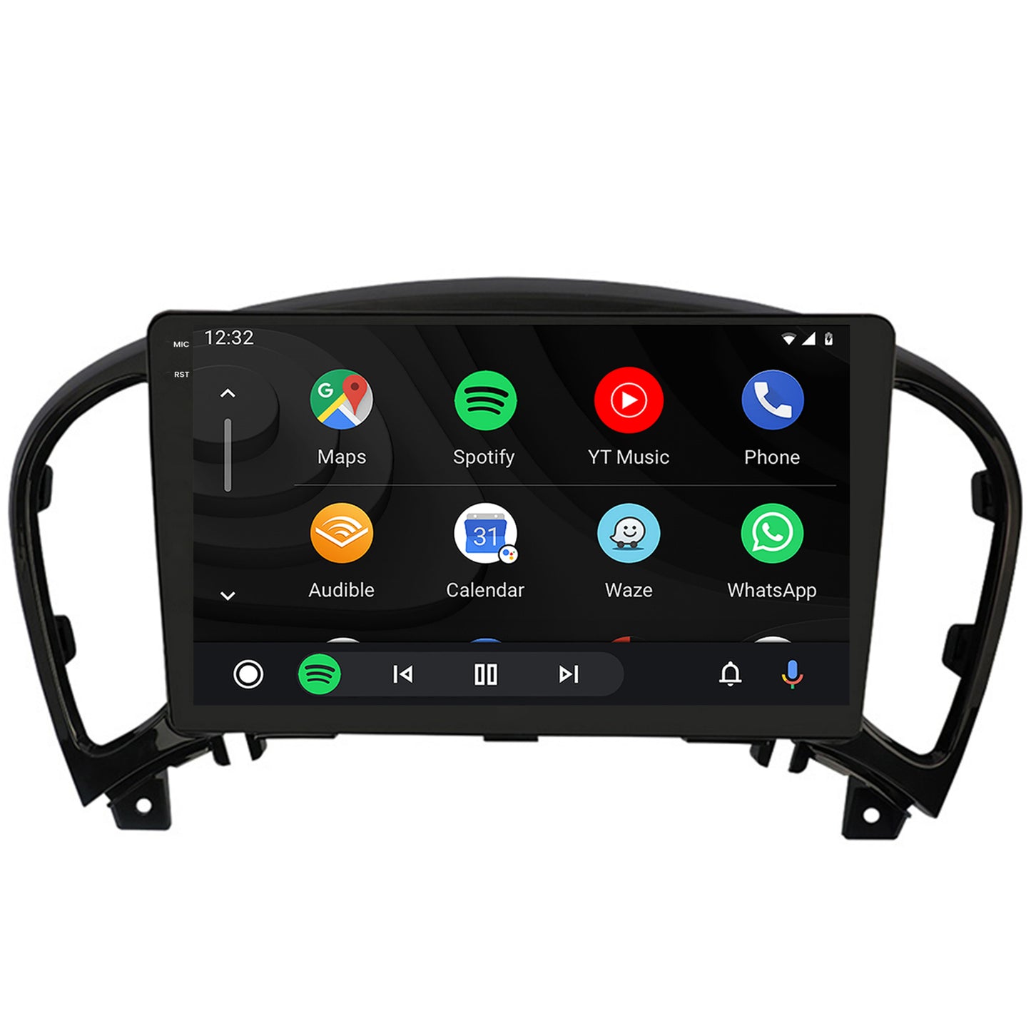 Navigatie 2K HUB64 Nissan Juke (2010-2019), 8GB RAM, Android, Octacore, Slot Sim 4G, DSP, GPS, Wi-FI, Carplay, Android Auto, USB, Bluetooth, Waze, Touchscreen, 9.5 Inch