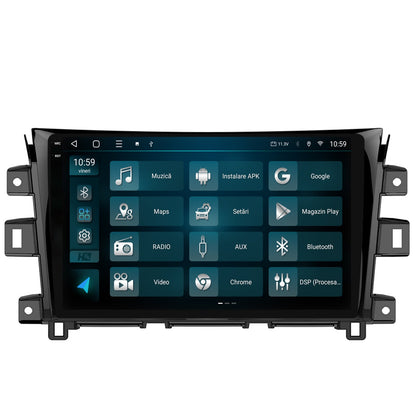 Navigatie 2K HUB64 Nissan Navara (2015+), 8GB RAM, Android, Octacore, Slot Sim 4G, DSP, GPS, Wi-FI, Carplay, Android Auto, USB, Bluetooth, Waze, Touchscreen, 10.36 Inch