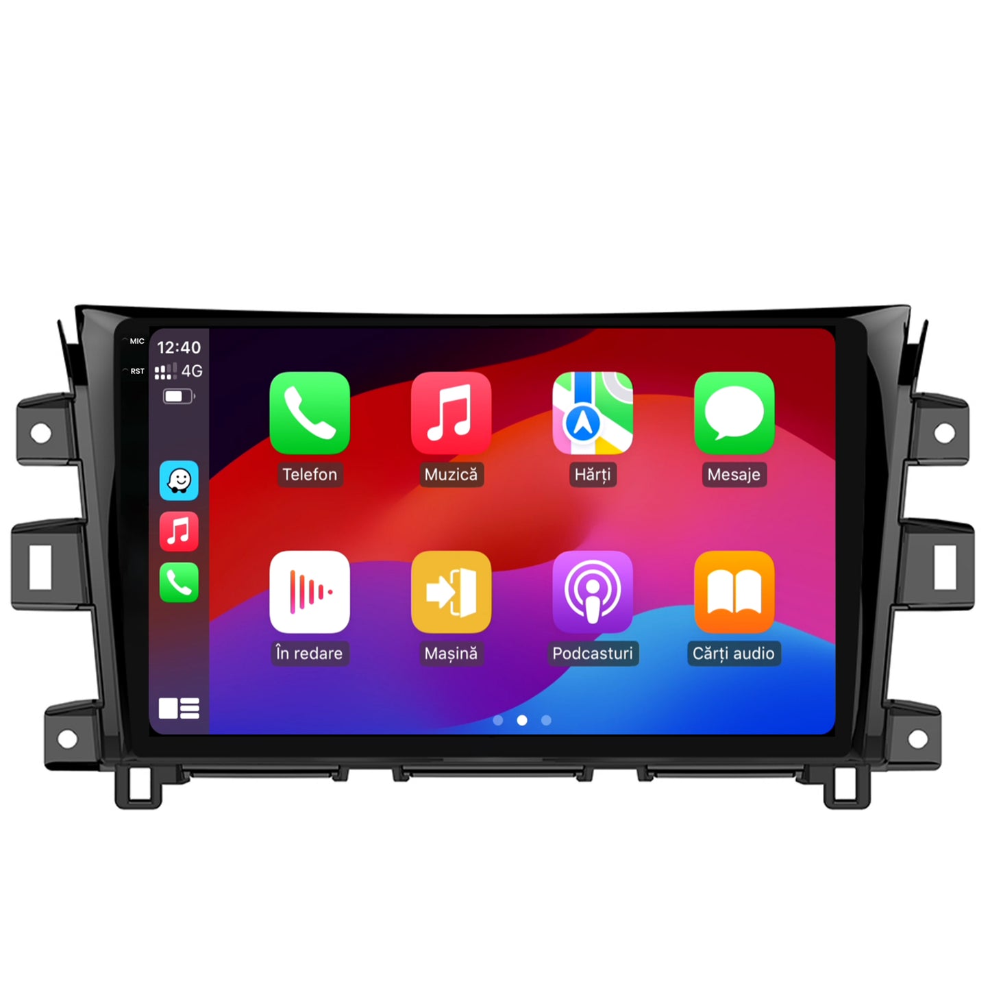 Navigatie 2K HUB64 Nissan Navara (2015+), 8GB RAM, Android, Octacore, Slot Sim 4G, DSP, GPS, Wi-FI, Carplay, Android Auto, USB, Bluetooth, Waze, Touchscreen, 10.36 Inch