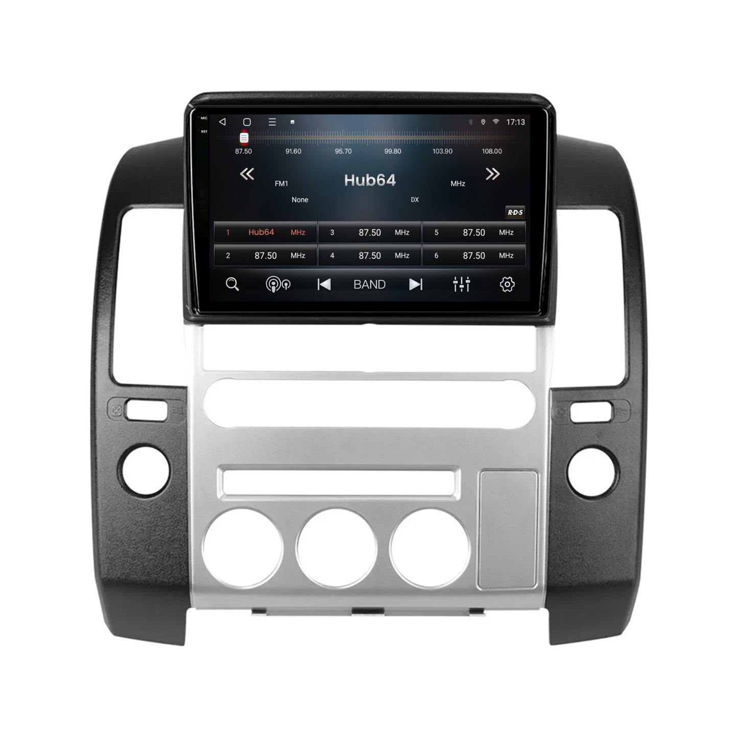 Navigatie 2K HUB64 Nissan Pathfinder-Navara (2005-2014), 4GB RAM, Android, Octacore, Slot Sim 4G, DSP, GPS, Wi-FI, Carplay, Android Auto, USB, Bluetooth, Waze, Touchscreen, 9.5 Inch