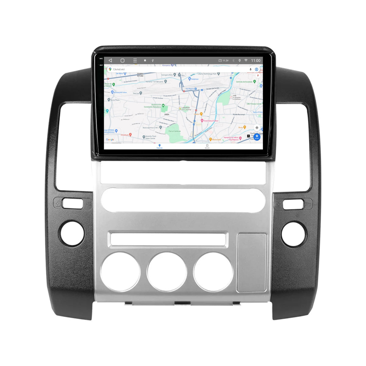 Navigatie 2K HUB64 Nissan Pathfinder-Navara (2005-2014), 4GB RAM, Android, Octacore, Slot Sim 4G, DSP, GPS, Wi-FI, Carplay, Android Auto, USB, Bluetooth, Waze, Touchscreen, 9.5 Inch