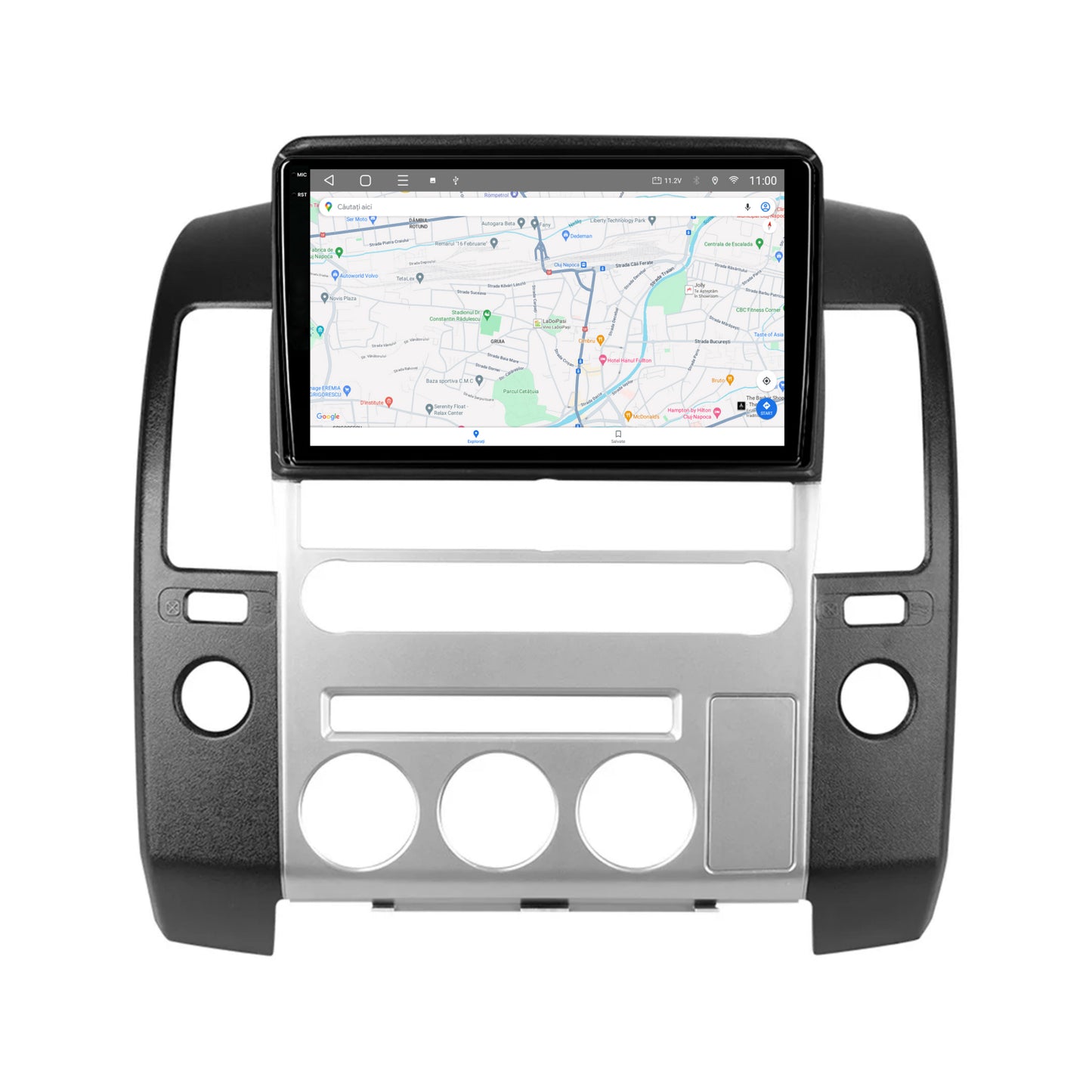 Navigatie 2K HUB64 Nissan Pathfinder-Navara (2005-2014), 8GB RAM, Android, Octacore, Slot Sim 4G, DSP, GPS, Wi-FI, Carplay, Android Auto, USB, Bluetooth, Waze, Touchscreen, 9.5 Inch