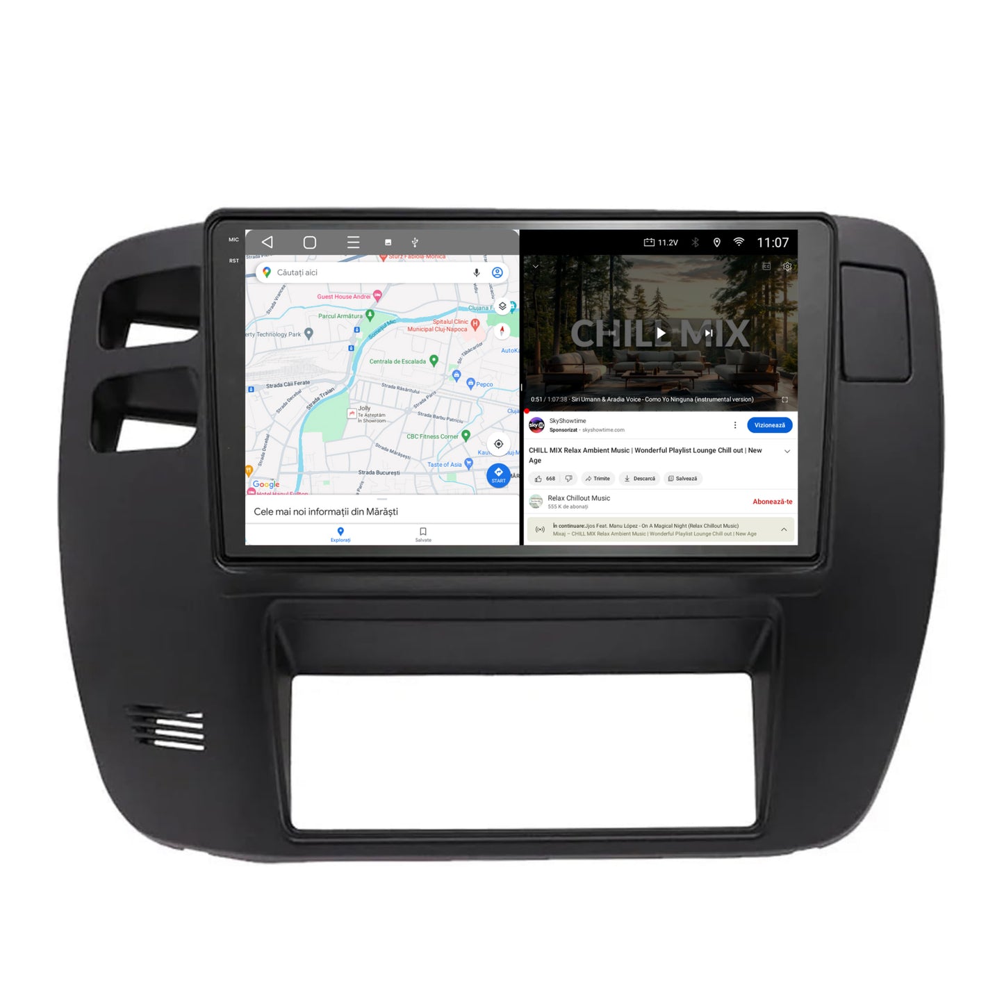Navigatie 2K HUB64 Nissan Patrol (2000-2005),4GB RAM, Android, Octacore, Slot Sim 4G, DSP, GPS, Wi-FI, Carplay, Android Auto, USB, Bluetooth, Waze, Touchscreen, 9.5 Inch