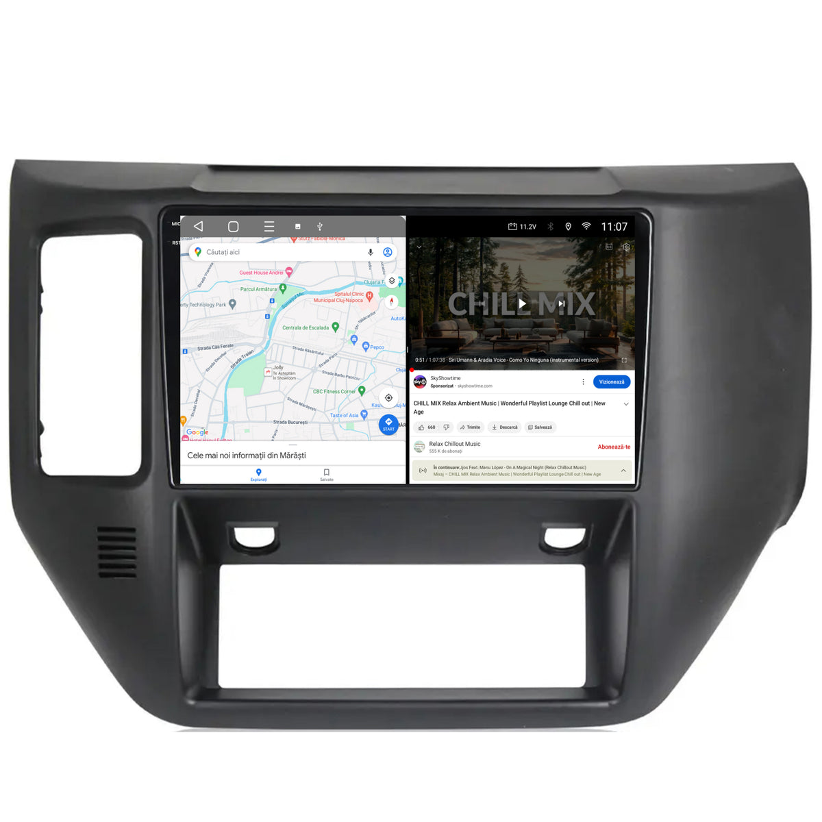 Navigatie 2K HUB64 Nissan Patrol (2004-2012),4GB RAM, Android, Octacore, Slot Sim 4G, DSP, GPS, Wi-FI, Carplay, Android Auto, USB, Bluetooth, Waze, Touchscreen, 9.5 Inch