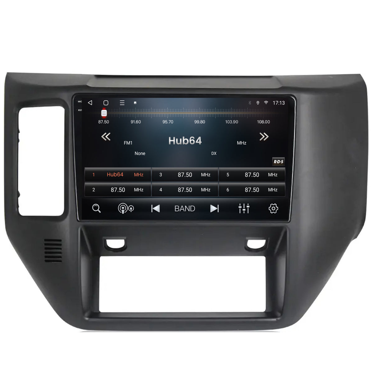 Navigatie 2K HUB64 Nissan Patrol (2004-2012), 8GB RAM, Android, Octacore, Slot Sim 4G, DSP, GPS, Wi-FI, Carplay, Android Auto, USB, Bluetooth, Waze, Touchscreen, 9.5 Inch