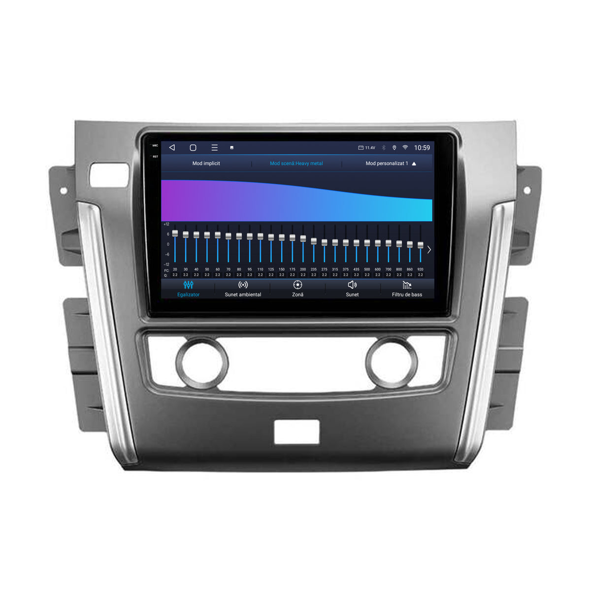 Navigatie 2K HUB64 Nissan Patrol (2010-2020), 8GB RAM, Android, Octacore, Slot Sim 4G, DSP, GPS, Wi-FI, Carplay, Android Auto, USB, Bluetooth, Waze, Touchscreen,10.36 Inch