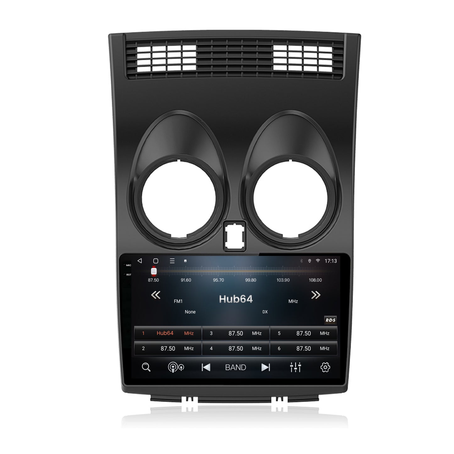 Navigatie 2K HUB64 Nissan Qashqai (2006-2014), 8GB RAM, Android, Octacore, Slot Sim 4G, DSP, GPS, Wi-FI, Carplay, Android Auto, USB, Bluetooth, Waze, Touchscreen, 9.5 Inch