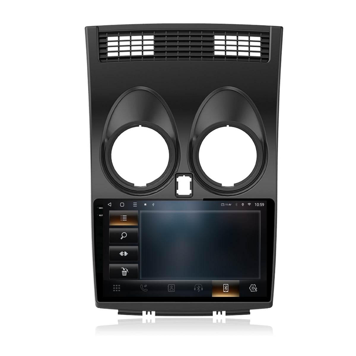 Navigatie 2K HUB64 Nissan Qashqai (2006-2014), 8GB RAM, Android, Octacore, Slot Sim 4G, DSP, GPS, Wi-FI, Carplay, Android Auto, USB, Bluetooth, Waze, Touchscreen, 9.5 Inch