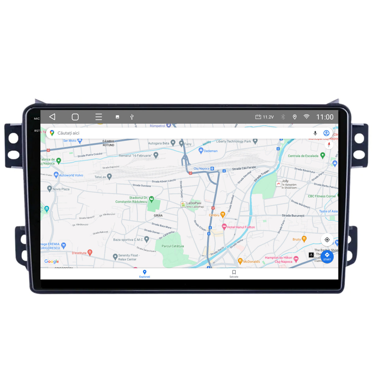 Navigatie 2K HUB64 Opel Agila (2007-2014), 4GB RAM, Android, Octacore, Slot Sim 4G, DSP, GPS, Wi-FI, Carplay, Android Auto, USB, Bluetooth, Waze, Touchscreen, 9.5 Inch
