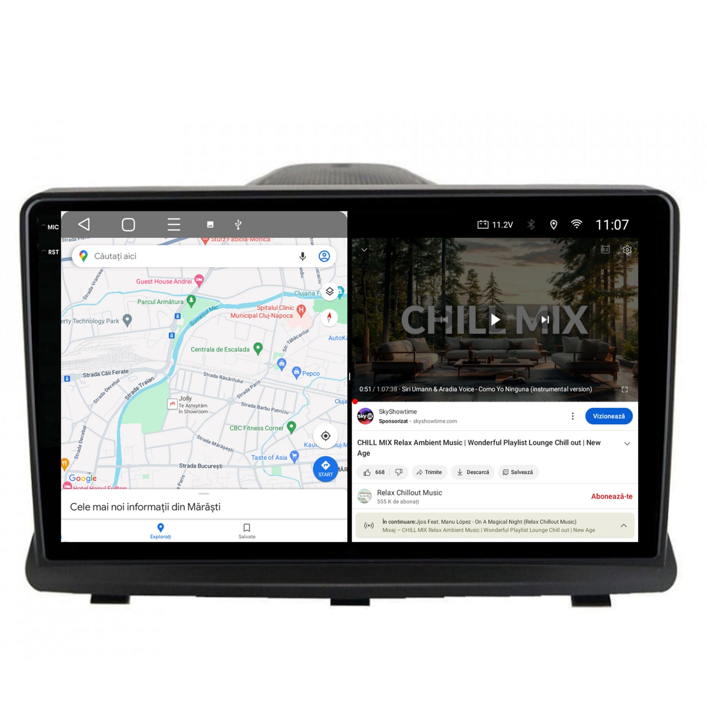 Navigatie 2K HUB64 Opel Antara (2006-2015), 8GB RAM, Android, Octacore, Slot Sim 4G, DSP, GPS, Wi-FI, Carplay, Android Auto, USB, Bluetooth, Waze, Touchscreen, 9.5 Inch